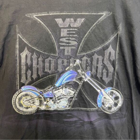 Y2k vintage Large West Coast Chopper graphic t shirt - Picture 13 of 14
